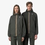 Veste imperméable K Way Le Vrai Claude 4.0 Kaki mixte – Respirant et coupe vent XS
