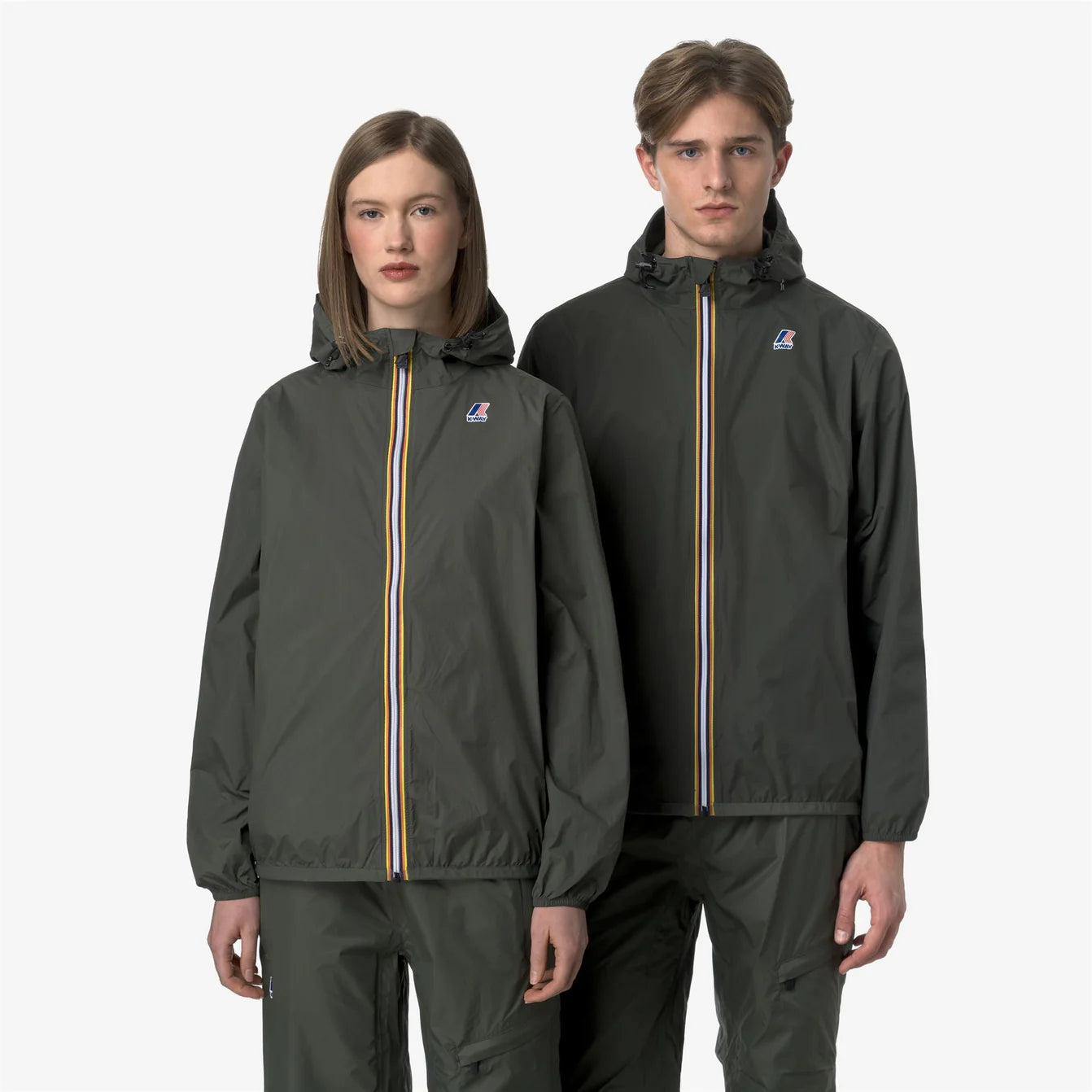 veste-kway-778lku-1.jpg Veste imperméable K Way Le Vrai Claude 4.0 Kaki mixte – Respirant et coupe vent XS – Image 1