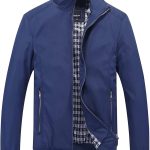 Veste Légère Homme, Veste Softshell, Veste Transition, Col Montant, Manteau, Blouson Bomber, Blouson Homme, Coupe Vent Pour Les Loisirs D'affaires Veste homme (Color : Blue, Size : M) : Amazon.fr: Mode