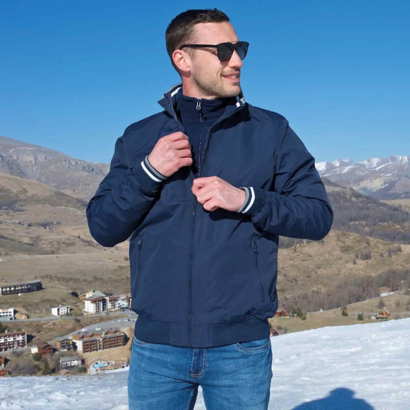 veste-legere-homme-779pvh.jpg Blouson pour homme mi saison Fermeture zip Col montant – Image 1