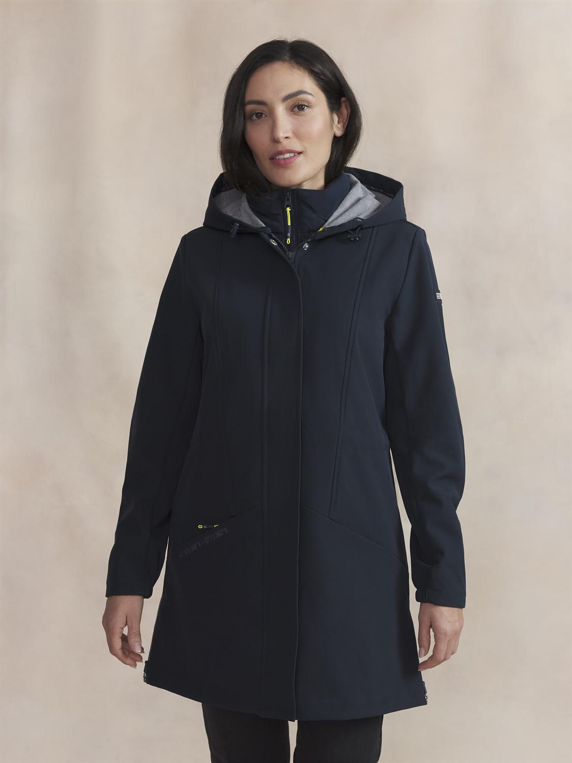 veste-longue-femme-460qms-1.jpg Veste Longue Femme Imperméable A Capuche Bleu FANNYLON TBS – Image 1