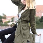 Trench coat en lin lavé : veste longue et légère avec ceinture Etsy France