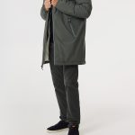 Veste Longue Homme Intérieur Sherpa Imperméable Vert ULRYKVES TBS
