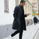 veste longue homme