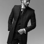 veste longue homme