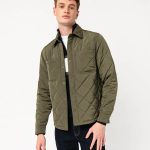 Veste fine matelassé homme kaki | GEMO