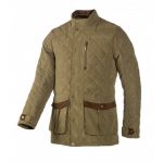 Veste matelassée homme kaki clair – déperlante & coupe vent, poches pratiques