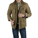 Veste Vintage Militaire Homme Éternel Vintage