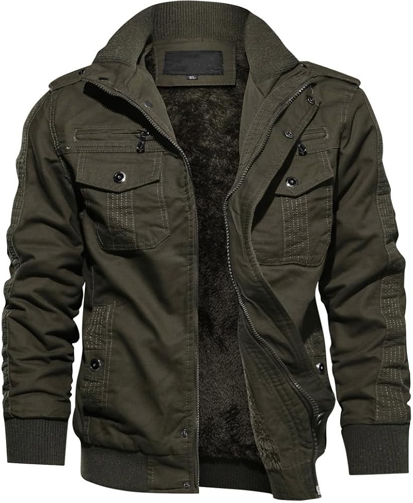 veste-militaire-homme-974iqg-1.jpg Veste Militaire Homme US Army Veste Hiver Chaude Grande Taille Veste de Travail Coton Veste Polaire Légère Vintage Blouson Capuche Veste Tactique Extérieure Veste Cargo Décontractée Coupe Vent Vert : Amazon.fr: Mode – Image 1