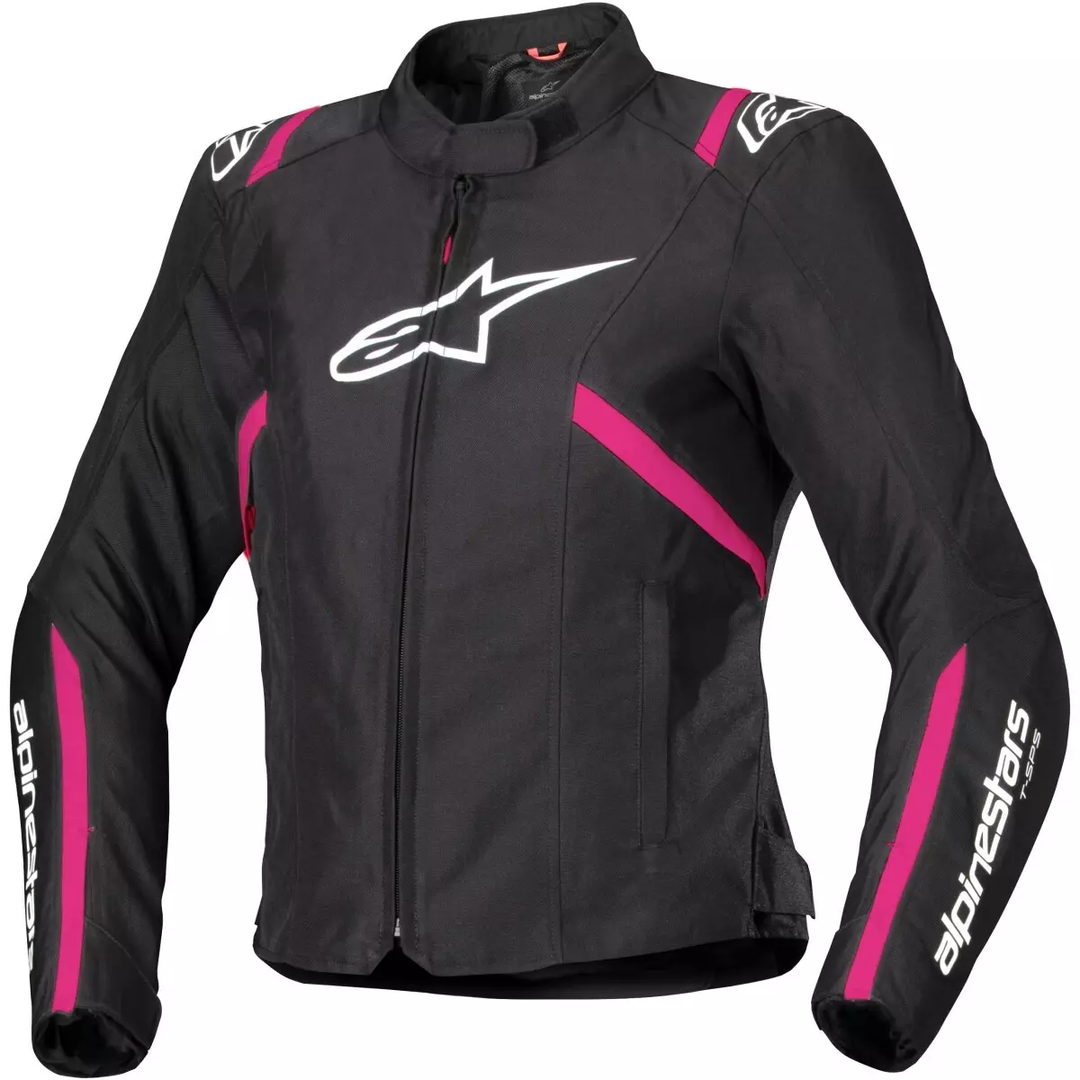 veste-moto-femme-022vfr.webp Blouson Femme Alpinestars Stella T SPS V2 Waterproof Noir Blanc Diva Rose – Image 1
