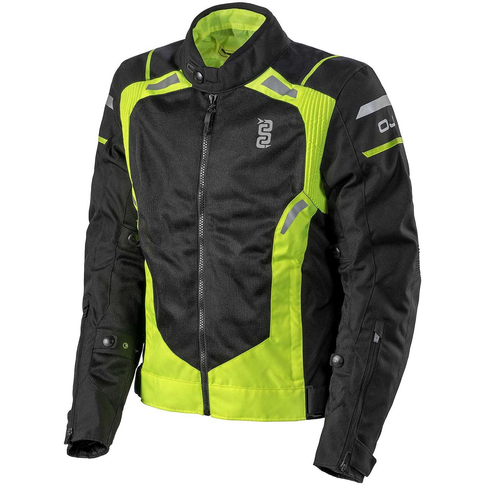 veste-moto-homme-244yyk-1.jpg Blouson Moto Tissu Été OJ TROPICAL HOMME Noir Jaune Fluo Vente en Ligne Outletmoto.eu – Image 1
