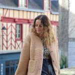 Veste moumoute beige