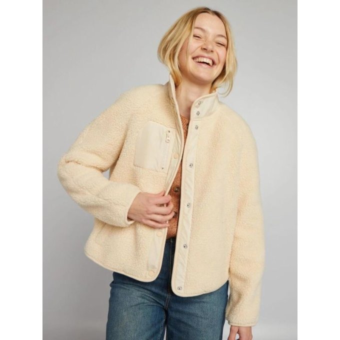 veste-moumoute-femme-873ygv-1.jpg Capuche Fourrure Femme Veste Moumoute Kiabi Le Blouson En Sherpa De Chez Kiabi à 30 Euros à Shopper D'urgence – Image 1