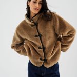Blouson en fourrure imitation femme marron | GEMO