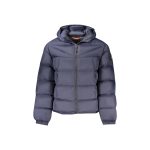 Napapijri Veste Homme Bleu avec Capuche Relaxed Fit et Détails Logo