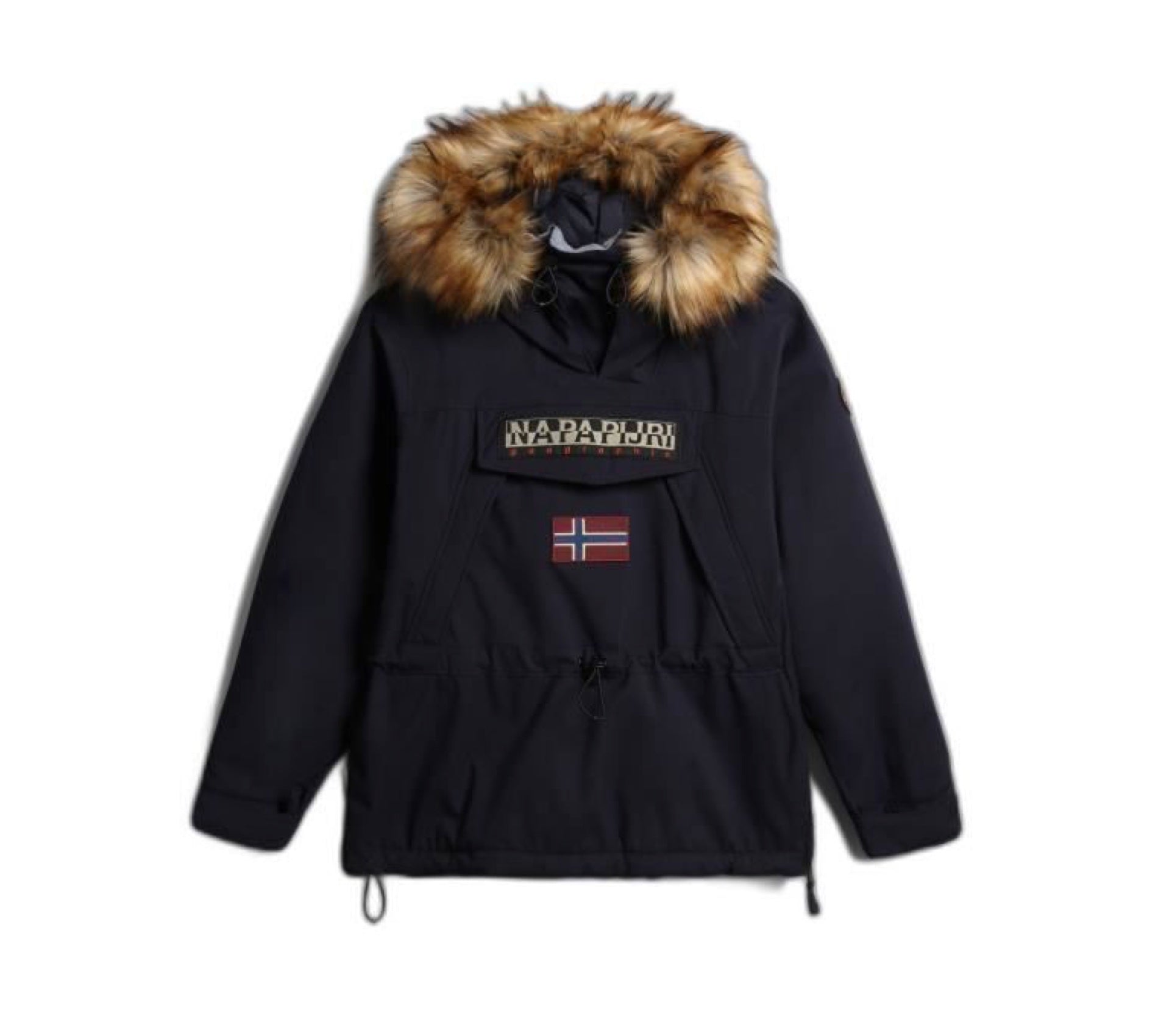 veste-napapijri-682hll-1.jpg Veste NAPAPIJRI Skidoo Femme Marine Bleu Eco FUR 2027 XS – Image 1