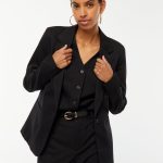 Veste de tailleur à manches longues Noir