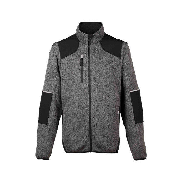 veste-polaire-785oxb-1.jpg VESTE POLAIRE E FROST GRIS/NOIR INT MOLLETON 100% POLYESTER 380GR EPICE FROST Actuel Vet – Image 1