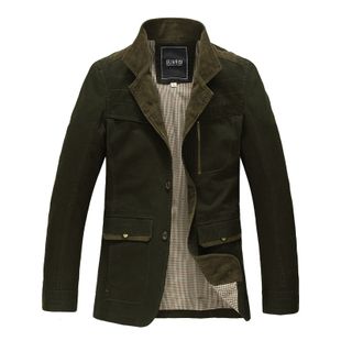 veste-printemps-homme-449gus-1.jpg Manteau printemps coupe vent pour homme avec fermeture bouton – Image 1