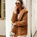 Veste Sherpa Femme Capuche