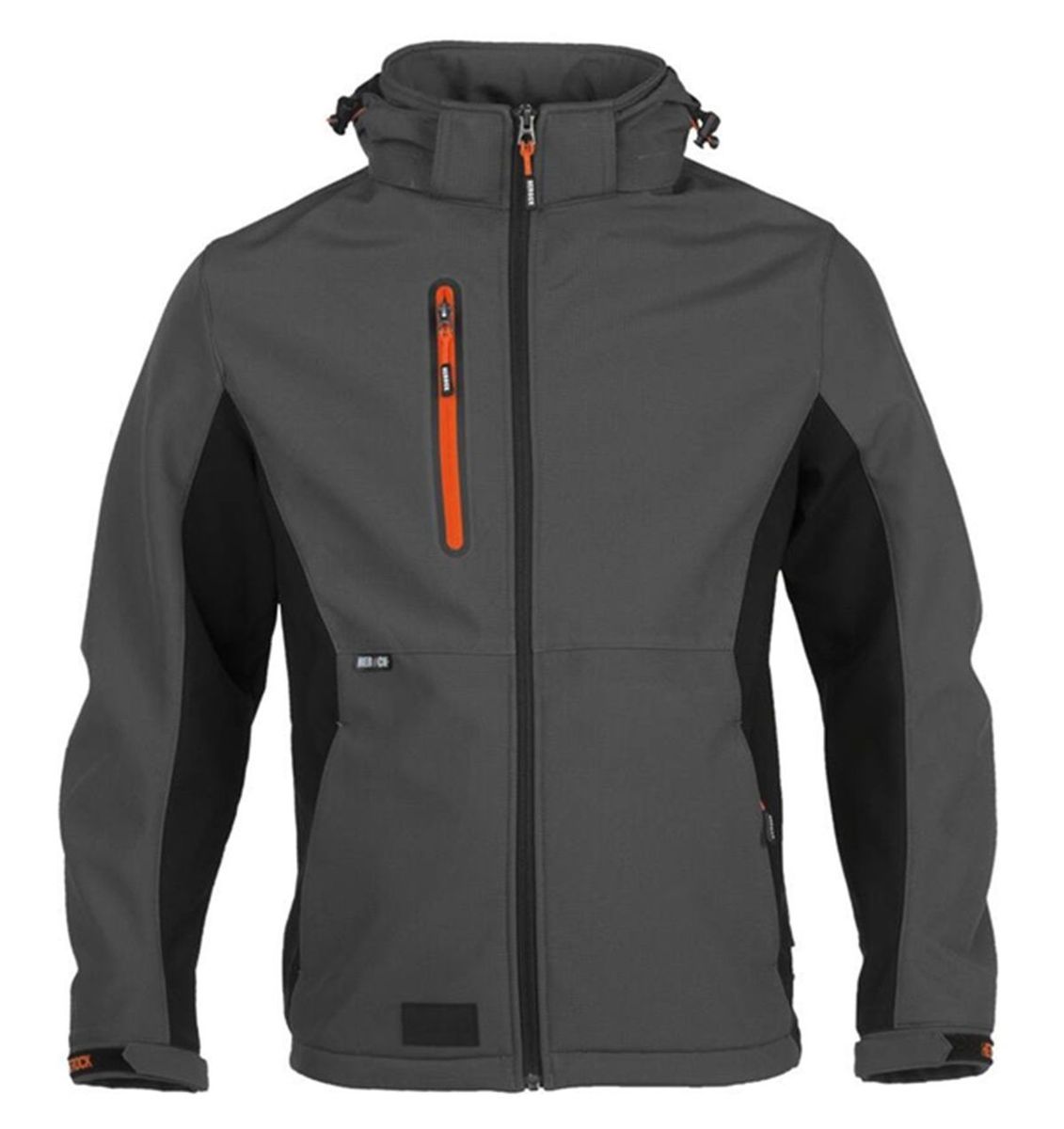 veste-softshell-homme-814jqu-1.jpg Veste de travail softshell Homme HK175 gris anthracite – Image 1