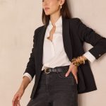 Veste de tailleur REINE Femme | NOIR | Maison 123