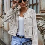 veste tweed femme