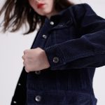 veste velours femme