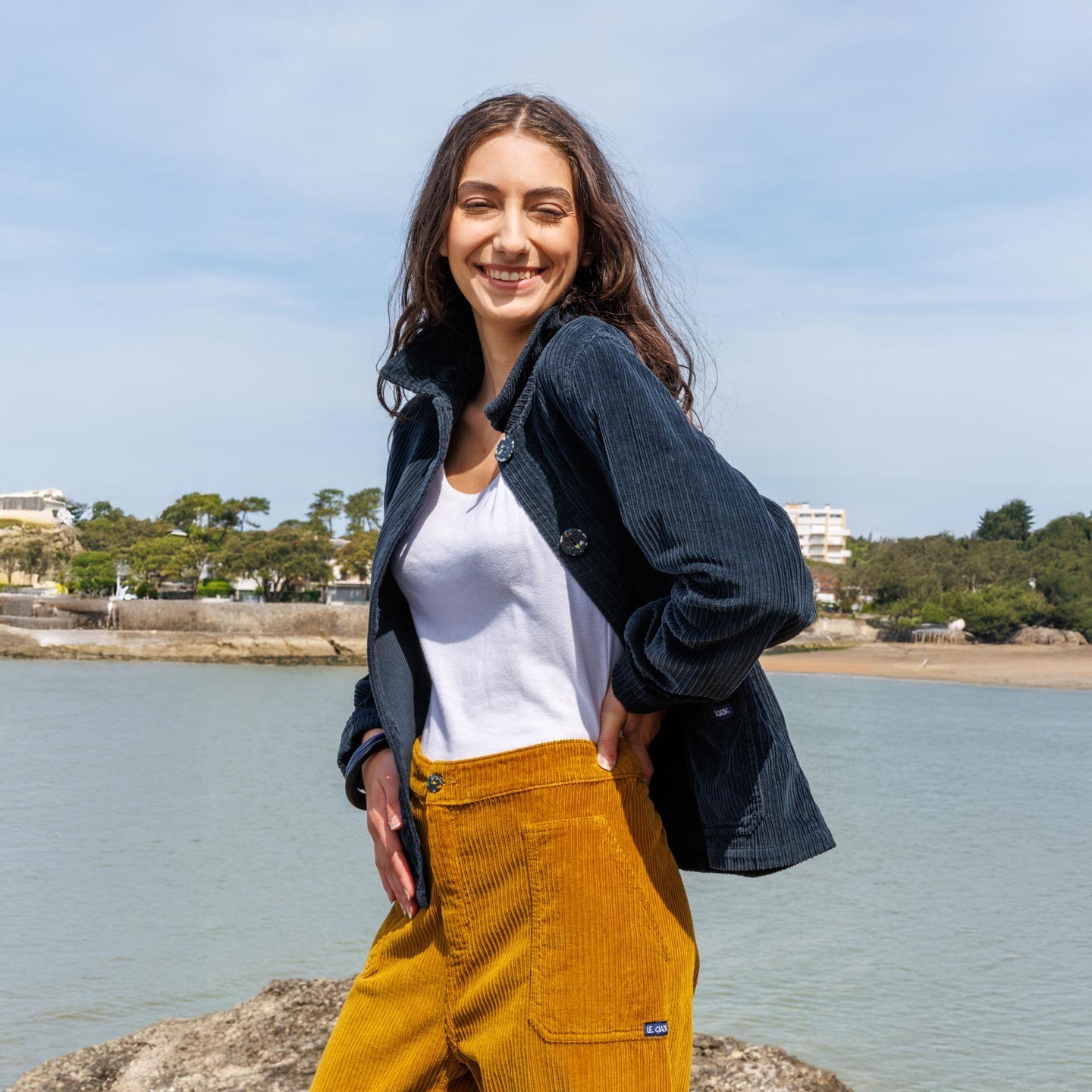 veste-velours-femme-273hvt-1.jpg Formia, Veste hiver en velours larges côtes stretch – Image 1