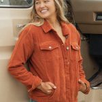 On The Block Veste en velours côtelé pour Femme Veste en velours côtelé Marron Femme | Roxy
