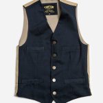 Tonton et Fils Le veston homme «Auguste» marine dos kaki clair – TONTON ET FILS